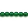 Agate vert ronde 8mm x 40cm