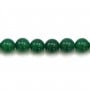 Agate verte ronde 12mm x 4 pcs