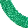Agate vert ronde 3mm x 40cm