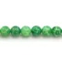 Agate paon,en forme de ronde 8mm x 40cm