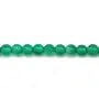 Agate vert ronde 3mm x 40cm