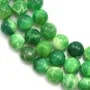 Agate paon,en forme de ronde 12mm x 40cm