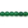 Agate vert rond facette 6mm x 5 pcs