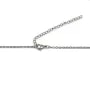 Collier en plaquée par "flash" or sur laiton avec pendentif flacon de parfum en Lapis lazuli