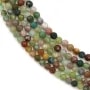 India agate rond facette 2mm x 39cm