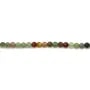 India agate rond facette 2mm x 39cm
