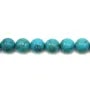 Turquoise ronde 10mm x 1pc