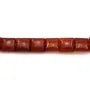 Agate rouge trèfle 16mm x 40cm