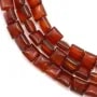 Agate rouge trèfle 16mm x 40cm