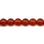 Agate rouge ronde 4mm x 40cm
