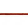 Agate rouge, en forme de tube, 4.5 * 13mm x 40cm
