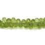 Péridot Goutte Briolette 3x4mm x  10pcs