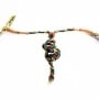 Collier saphir, rubis & émeraude rondelle facette 