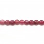 Pink tourmaline round 4mm x 5pcs