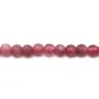 Tourmaline rose ronde 4mm x 40cm