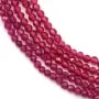 Imitation rubis rond 2mm x 40cm