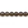 Quartz Fumé Ronde Facette 4mm x 40 cm 