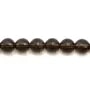 Quartz Fumé Ronde Facette 4mm x 40 cm 