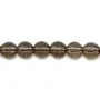 Quartz Fumé Ronde Facette 4mm x 40 cm 
