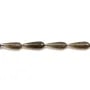 Quartz fumé quartz fumé goutte facette 10x30mm x 40cm