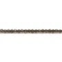 Quartz fumé, de forme ronde facetté, mesurant 2-2.5mm x 40cm