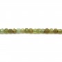 Grenat vert cube facetté 2mm x 39cm
