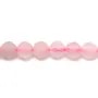 Quartz Rose Ronde Facette 4mm x 40cm 