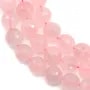 Rose Quartz Faceted Round 14mm x 40cm