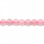 Quartz  Rose Rond 4mm x 20 pcs 