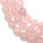 Quartz  Rose Rond 16mm x 40cm 