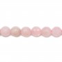 Quartz Rose Ronde Facette 12mm x 4pcs