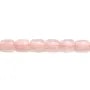 Pink quartz rectangle 8x10mm x 40cm