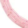Pink Quartz, en forme de rectangle 4x13mm x 40cm