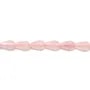 Quartz Rose Goutte Facette 6x9mmX 4pcs 