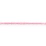 Quartz rose, en forme de tube, de taille 2* 4mm x 39cm