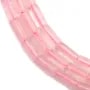 Rose Quartz Tube 3x5mm x 40cm 