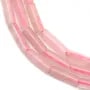 Quartz rose tube 4x13mm x 40cm