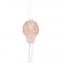 Quartez rose tête de mort 12 mm 