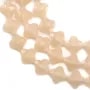 Aventurine rose trèfle facette 13mm x 40cm