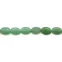 Aventurine ovale 10x14mm x 4pcs