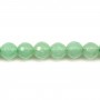 Aventurine Ronde Facette 10mm x 40cm