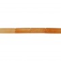Aventurine orange,  en forme de tube 4x13mm x 40cm