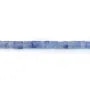 Aventurine bleu, en forme de rondelle Heishi 2x4mm x 40cm