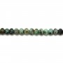 Turquoise africaine rondelle facetté 3x4mm x 39cm