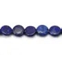 Lapis-lazuli rond plat 8mm x 40cm 