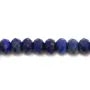 Lapis lazuli rondelle facette 5x7mm x 40cm