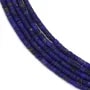 Lapis lazuli blue, in squared shaped, 2.5mm x 39cm
