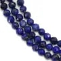 Lapis-lazuli rond facette 4mm x 40cm