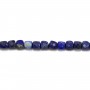 Multicolored tourmaline, in round and flat faceted shape, 4mm x 40cm