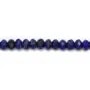Lapis lazuli rondelle facette 2.5x4mm x 40cm